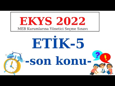 Video: Etik performans nasıl geliştirilebilir?