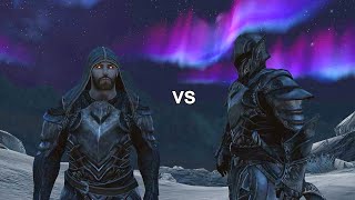 Level 300 Deathmage vs The Ebony Warrior - Skyrim (PS5)