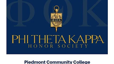Piedmont Community College's 2020 PTK Induction Ce...