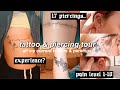 ALL ABOUT MY TATTOOS AND PIERCINGS | tattoo/piercing tour