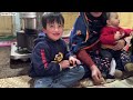  Life In Cold Mountains - How Village Families Cook Dry Meat In Winters And Eat With Their Family 