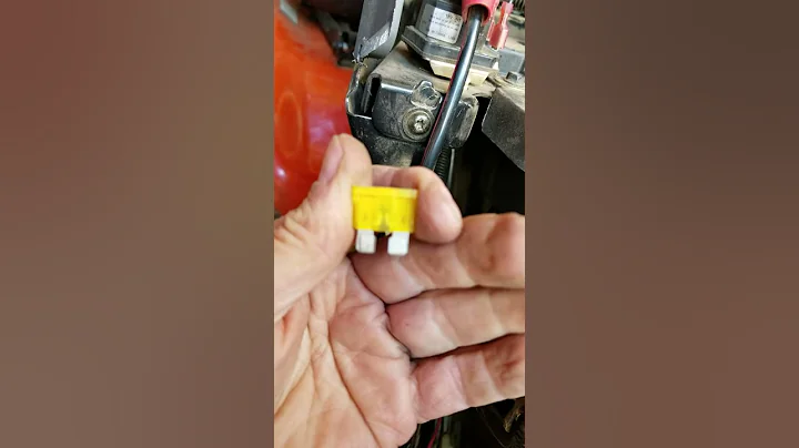 Fuse placement on Husqvarna lawn tractor