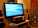 My home speaker setup playing bass i love you subwoofer