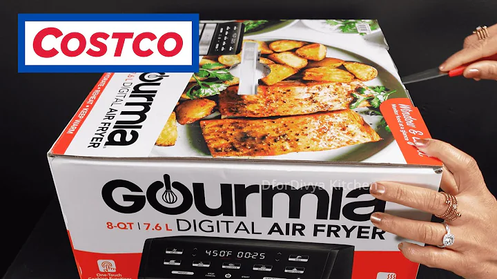 Unboxing & Cooking : Gourmia GAF858 Air Fryer : Bought from COSTCO : Air-Fried Shrimp Recipe!