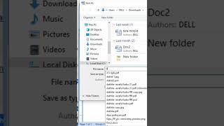 Word File save as PDF