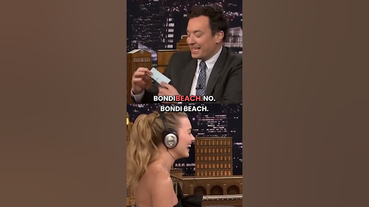 Margot Robbie Takes on the Whisper Challenge and Totally Loses It Over Bondi Beach Misunderstanding