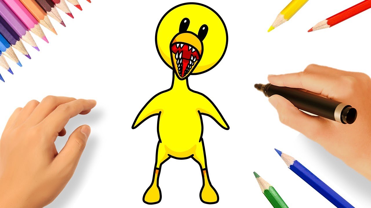 Desenhos de Yellow Rainbow Friends 2 para Colorir