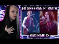 Ed Sheeran – Bad Habits (feat. Bring Me The Horizon) [Live at the BRIT Awards 2022] REACTION