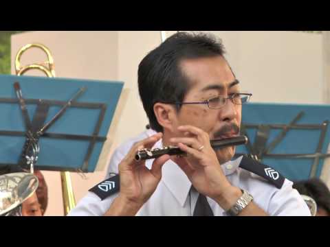 吹奏楽 星条旗よ永遠なれ ジャズ演奏版 アメリカ空軍太平洋音楽隊アジア 航空自衛隊航空中央音楽隊合同演奏 Stars And Strips For Jazz Edition