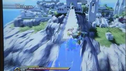 Sonic Unleashed PS3 Windmill Isle Time Trial Lv. 3 (Day)