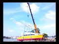 LIFTING BOAT BY MOBILE CRANE 45tp&amp;h,60tadano,170t sumitomo,25t Kato