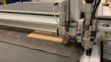 Engraving and routing MDF with Zünd G3 and Router Module and Automatic Router bit Changer