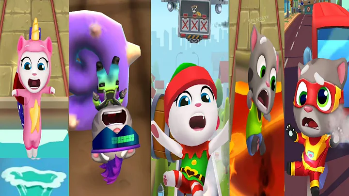 Best Funny Fails Talking Tom Gold Run VS Tom Hero Dash VS Tom Time Rush Compilation #1