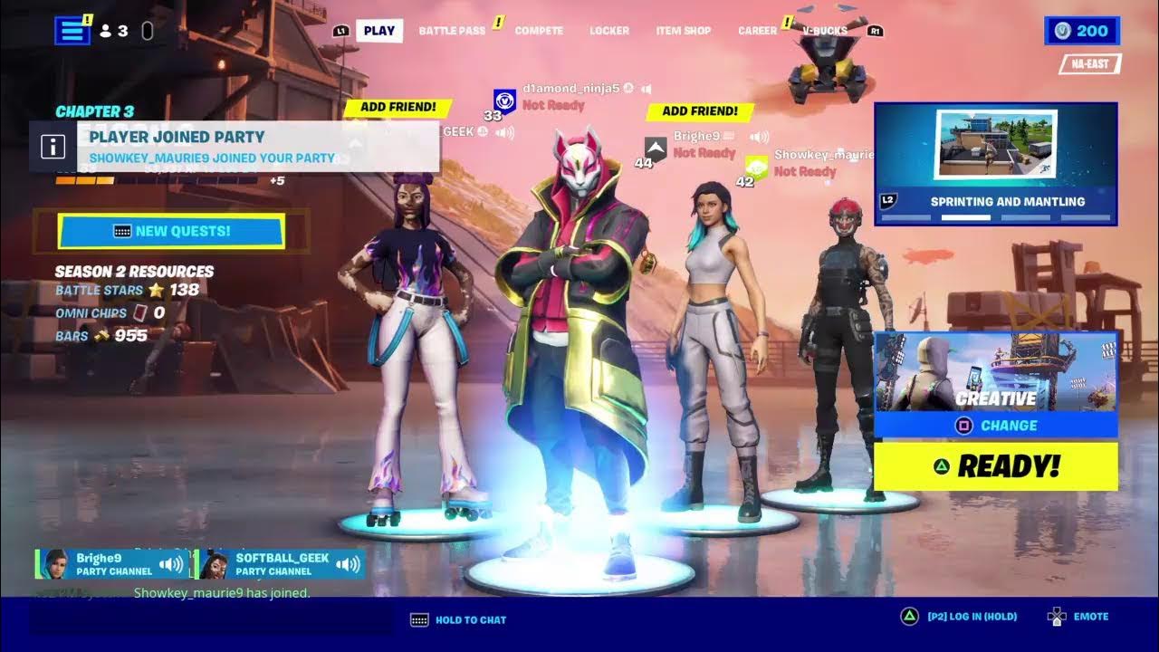 Fortnite season 19! With krye YouTube