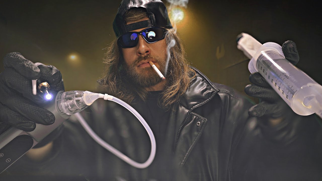 НЕЗАКОННОЕ АСМР-удаление ушной серы (торговец тинглами)