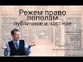 Публичное и частное право (лекция)