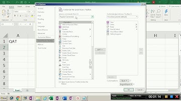 Adding a Macro to Excel Quick Access Toolbar