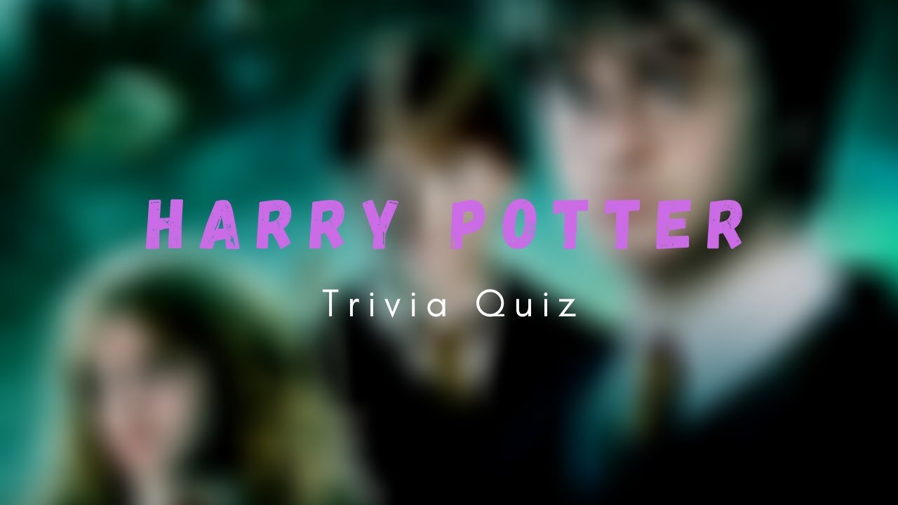 Harry Potter and the Chamber of Secrets Trivia Quiz YouTube