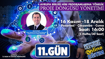 Avrupa Birliği Hibe Programlarına Yönelik Proje Döngüsü Yönetimi 11.Gün