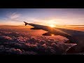 British Airways Airbus A320 BREATHTAKING SUNSET TAKEOFF from Rome Fiumicino Airport (FCO)