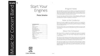 Start Your Engines (BPS128) by Peter Sciaino