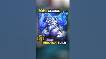 ✅ TOP 1 GLOBAL MINOTAUR BUILD AND EMBLEM | MINOTAUR BEST BUILD AND EMBLEM 2025 #moba5v5 #minotaur