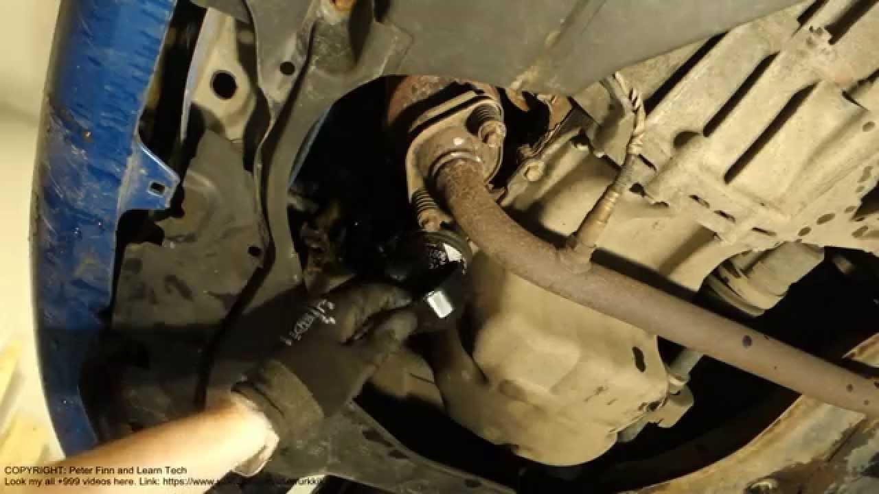 How to replace oil filter Toyota Yaris. Years 1999 to 2006 YouTube