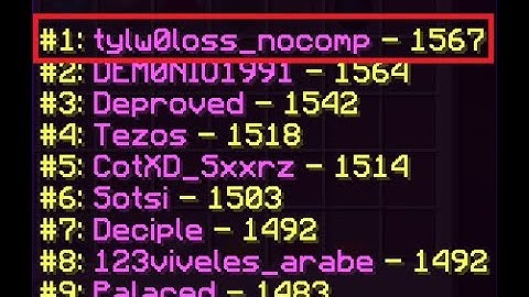 #1 NoDebuff on MMC (0 losses)