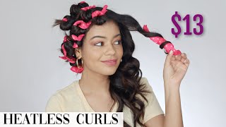 TESTING AMAZON ROLLERS FOR HEATLESS CURLS - DOES IT WORK?