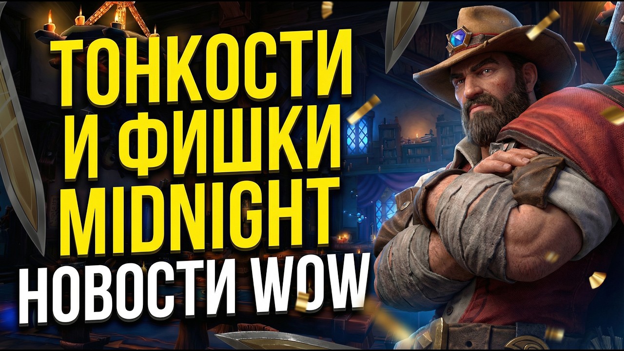 ФИШКИ И ТОНКОСТИ MIDNIGHT МАУНТЫ Т.Д! НОВОСТИ WOW 12.0.1