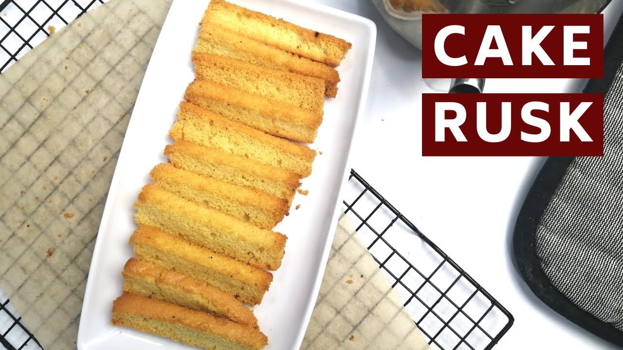 6 Ingredient Simple Cake Rusk | Ruky Cooks