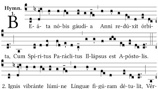 Beata Nobis Gaudia - Hymn For Pentecost With The Gaudeamus Pattern