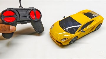 Remote control rc racing car unboxing and testing