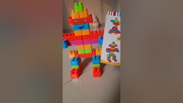 Robot make with Building Blocks #funnyvideo #viral #Robot #shorts