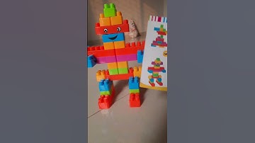 Robot make with Building Blocks #funnyvideo #viral #Robot #shorts