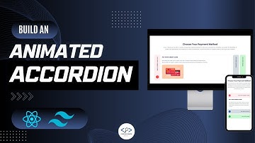 Build an Animated Accordion With ReactJS and TailwindCSS🔥