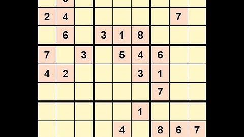 Self Solving Sudoku Guardian Hard 3943 animated - Hidden Pair