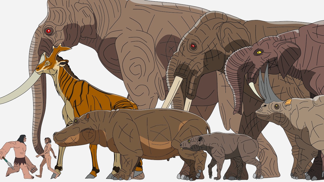 Prehistoric Mammals of Africa(second half) - YouTube