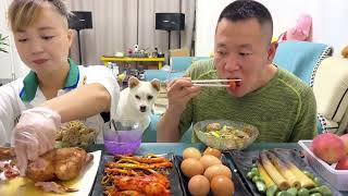 好说好商量就不行，非要我这样吗#光盘行动拒绝浪费#eating show#eating challenge#husband and wife eating food