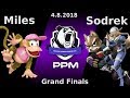 Big ppm 9  miles diddy kong vs sodrek fox shiek  grand finals