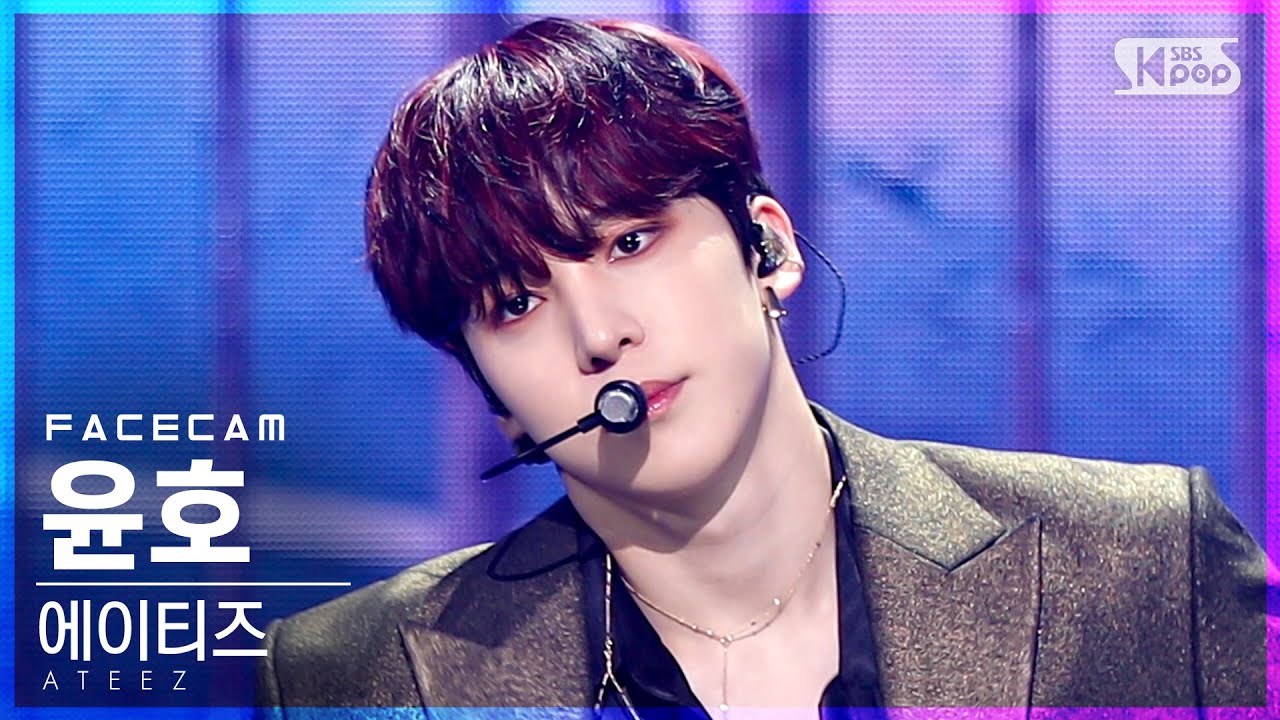 [페이스캠4K] 에이티즈 윤호 'Deja Vu' (ATEEZ YUNHO FaceCam)│@SBS Inkigayo_2021.09.19.
