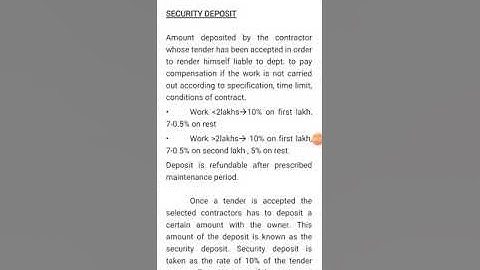 CE 404- CEPM. Module 6.video 4.EMD & SD