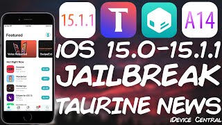 Ios 15 0 15 1 1 Jailbreak Latest Taurine15 News Codesign Bypass Achieved For Tweaks Youtube