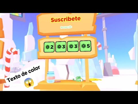 Cómo poner un texto de color en pls donate (ROBLOX) [batgoplaytv] - YouTube