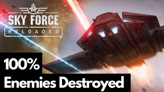 Sky Force Reloaded - Stage 01 - Destroyed 100% of Enemy Forces - #Shorts screenshot 4