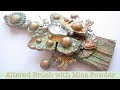 How to make paint from Mica Powders- Altered Paint Brush- DIY- Finnabair products