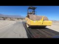 Hauling a Big Volvo Roller