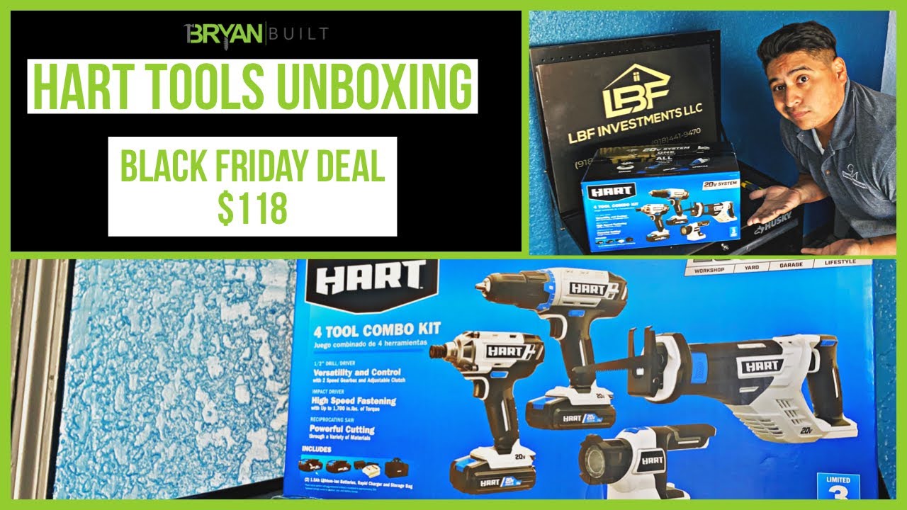 Hart Tools Black Friday Deal Unboxing 