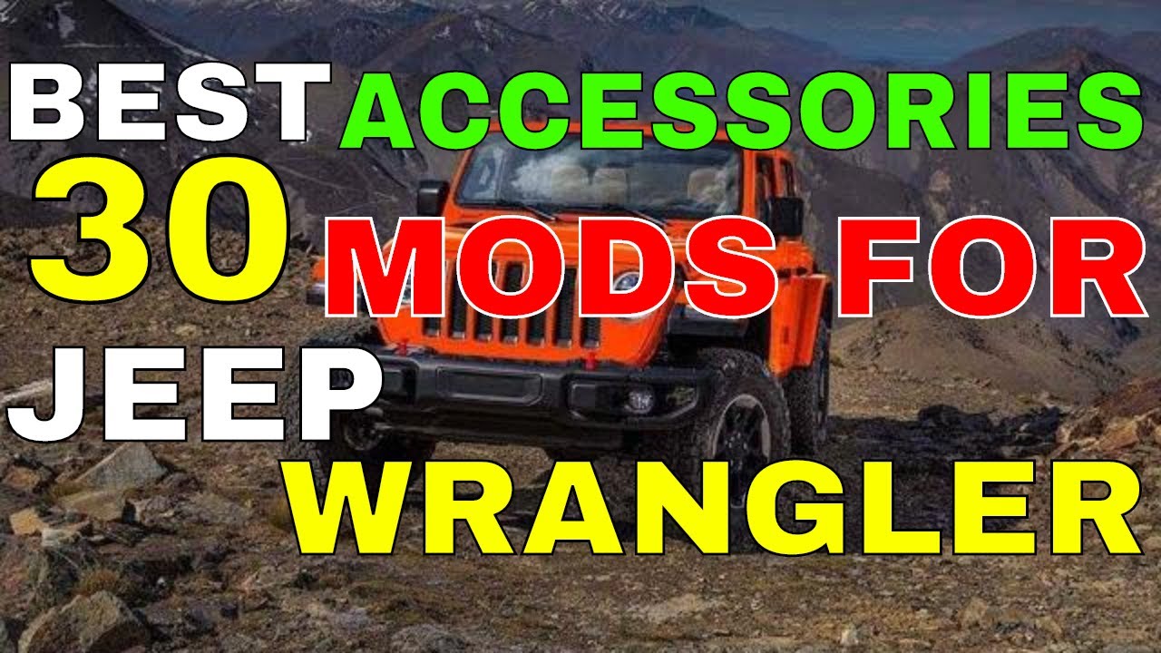 30 Different Accessories MODS You Can Have In Your Jeep Wrangler Floor Mat  Shade Trim Kit & ManyMore - YouTube