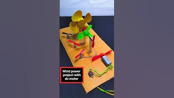 Functional models of three types of wind-powered dynamo generators _ DC Motor|#dcmotor #project￼￼